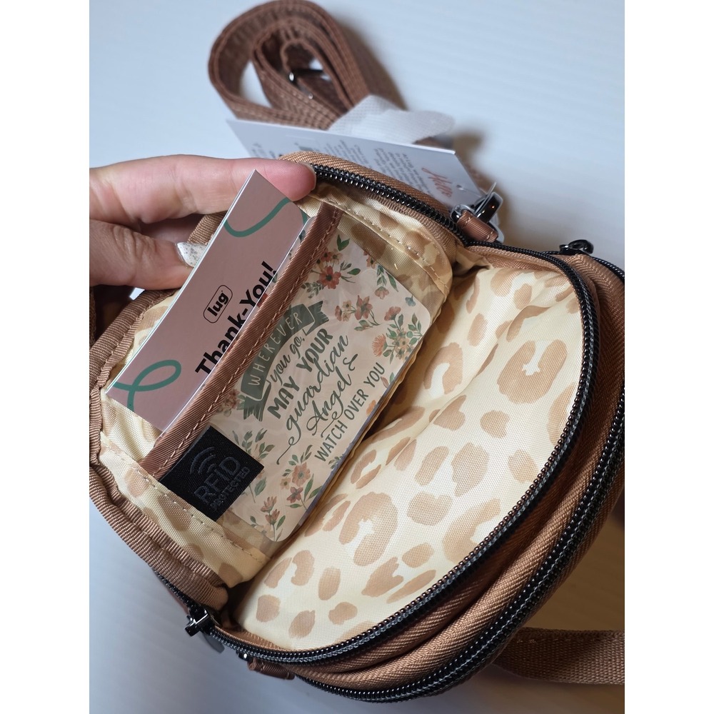 Lug Small Crossbody with Top Handles Jetty LE Chai Latte Brown Quilted Women - Picture 5 of 11